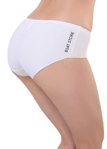 Women's Ice Silk Blend Invisible Lines No Show Hipster Panty (Pack of 4)