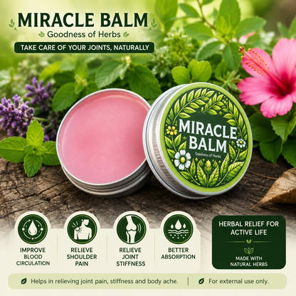 Herbal Miracle Balm for Pain Relief (Pack of 2)