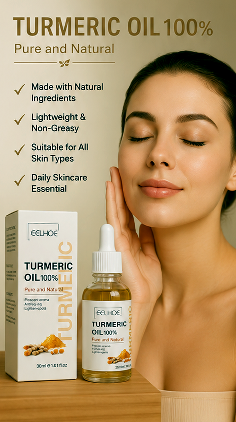 Turmeric Oil 100% Pure & Natural Facial Skin Serum (30ml)