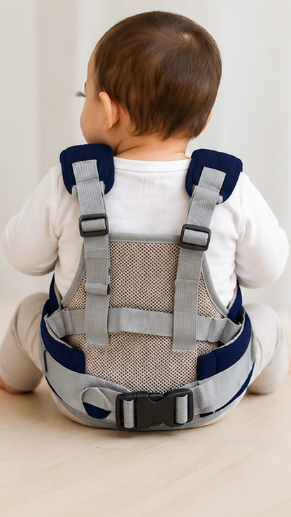 Secure Kids - Safety Harness Belt with Adjustable Shoulder Support (Multicolor)