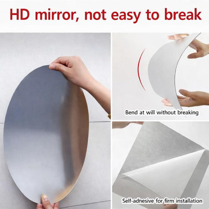 Combo of Oval Shape & Square Shape Mirror (Pack of 1)