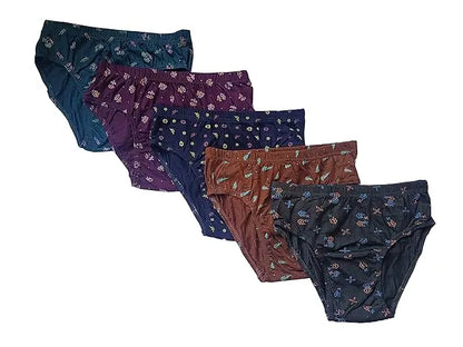 Women’s Comfort Fit Printed Hipster Panty – Pack of 5