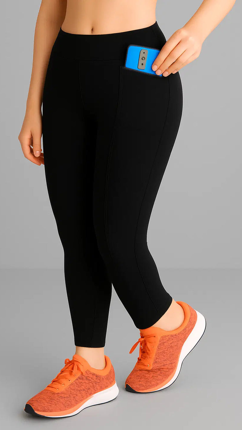Women’s High-Waist Stretch Fit Yoga & Workout Pants – Comfort, Flexibility & Active Support (Black)