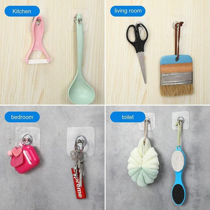 Wall Mount Screw Hooks for Kitchen, Bathroom, Bedroom & Living Room (20 Pcs)
