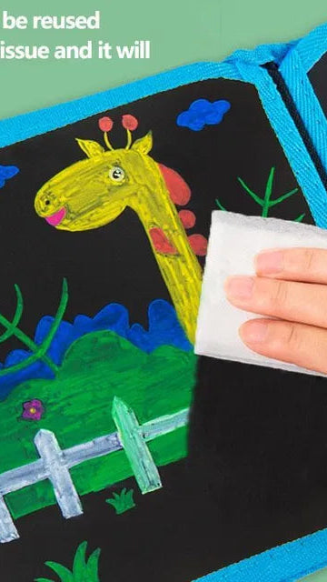 Reusable Erasable Doodle Book for Kids – Draw, Wipe & Create Again