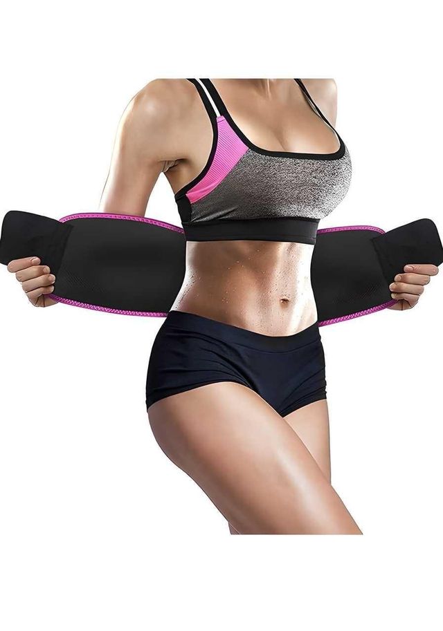 FlexFit Waist Trainer & Back Support Belt (Adjustable Trimmer Belt)