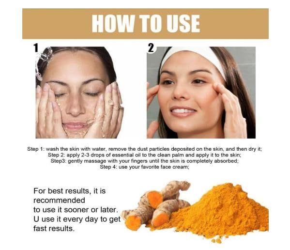 EELHOE Turmeric Oil 100% Pure & Natural Facial Skin Serum (30ml)