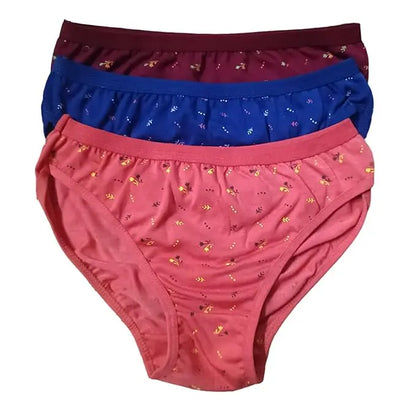 Women’s Comfort Fit Printed Hipster Panty – Pack of 3