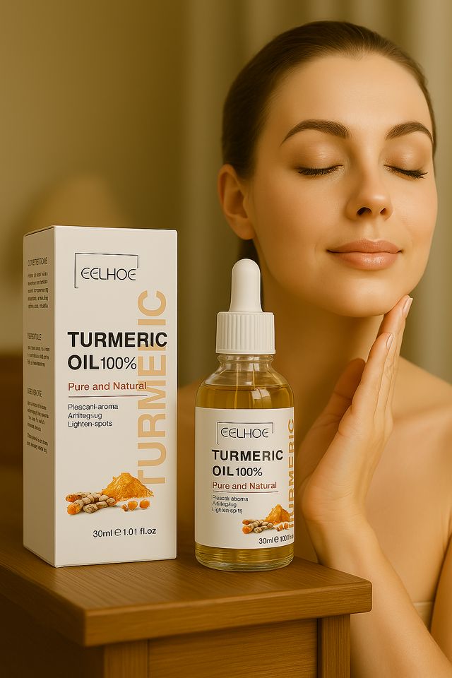 EELHOE Turmeric Oil 100% Pure & Natural Facial Skin Serum (30ml)