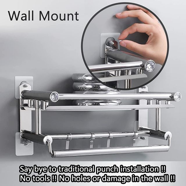 Wall Mount Screw Hooks for Kitchen, Bathroom, Bedroom & Living Room (20 Pcs)