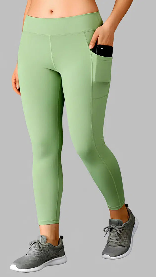 Women’s High-Waist Stretch Fit Yoga & Workout Pants – Comfort, Flexibility & Active Support (Pista)