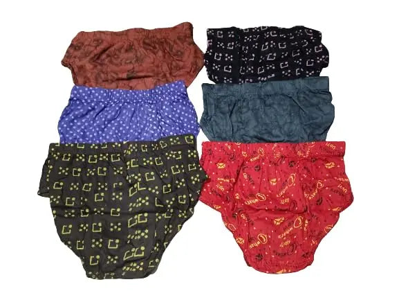 Women’s Comfort Fit Printed Hipster Panty – Pack of 6