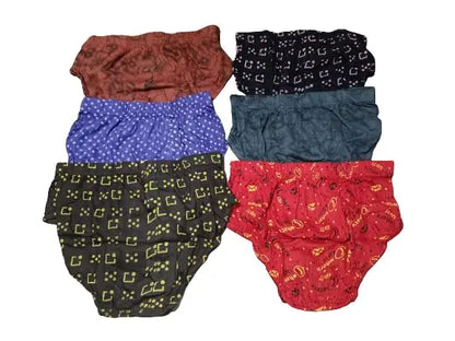 Women’s Comfort Fit Printed Hipster Panty – Pack of 6